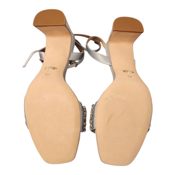 Worn Once - Badgley Mischka Tanessa Heeled Sandal, Soft Blue 9.5 - Picture 6 of 7